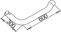 DINEX 52182 Exhaust Pipe